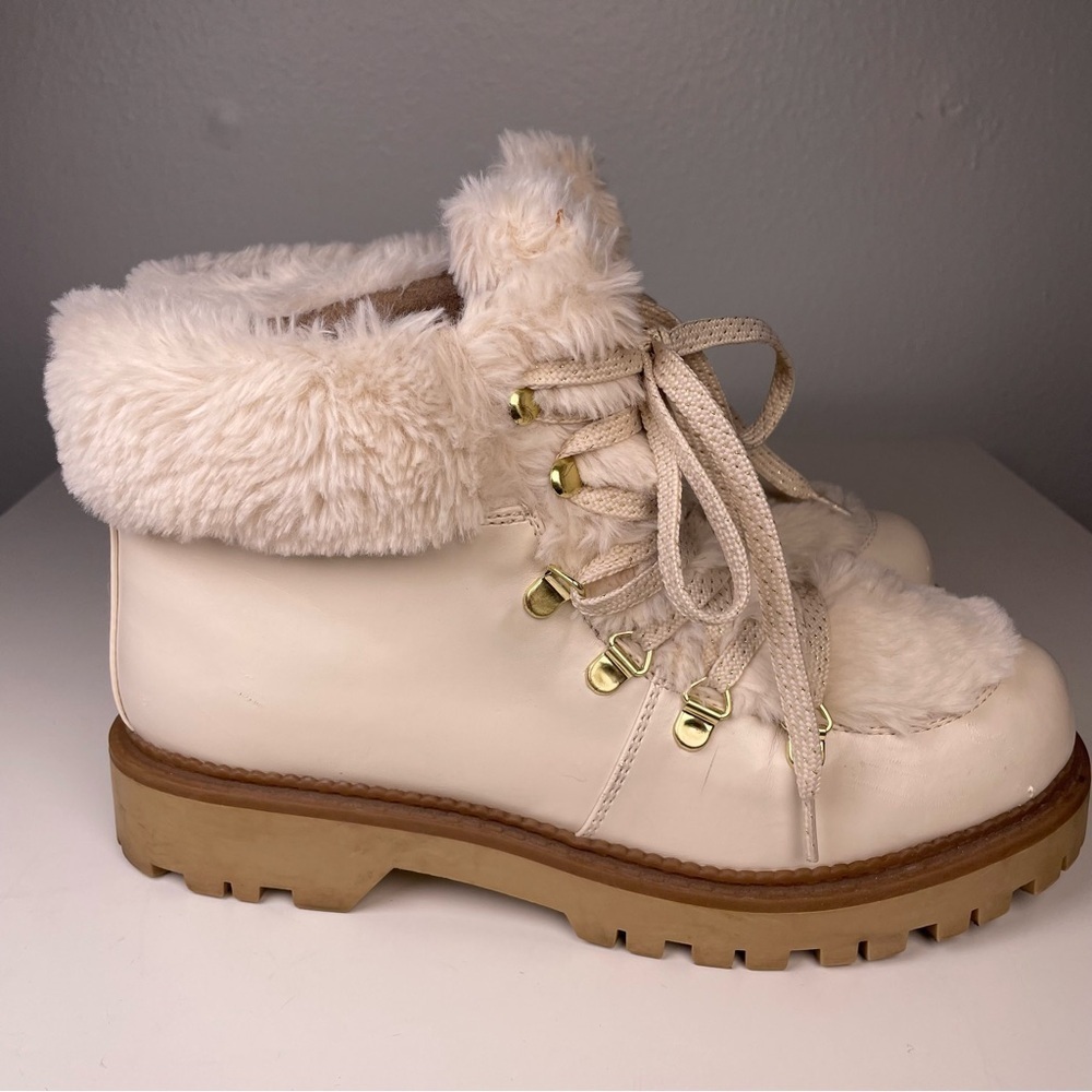 Sam Edelman Circus Kilbourn Vegan Boots women's sz 9 in Modern Ivory - Picture 4 of 16